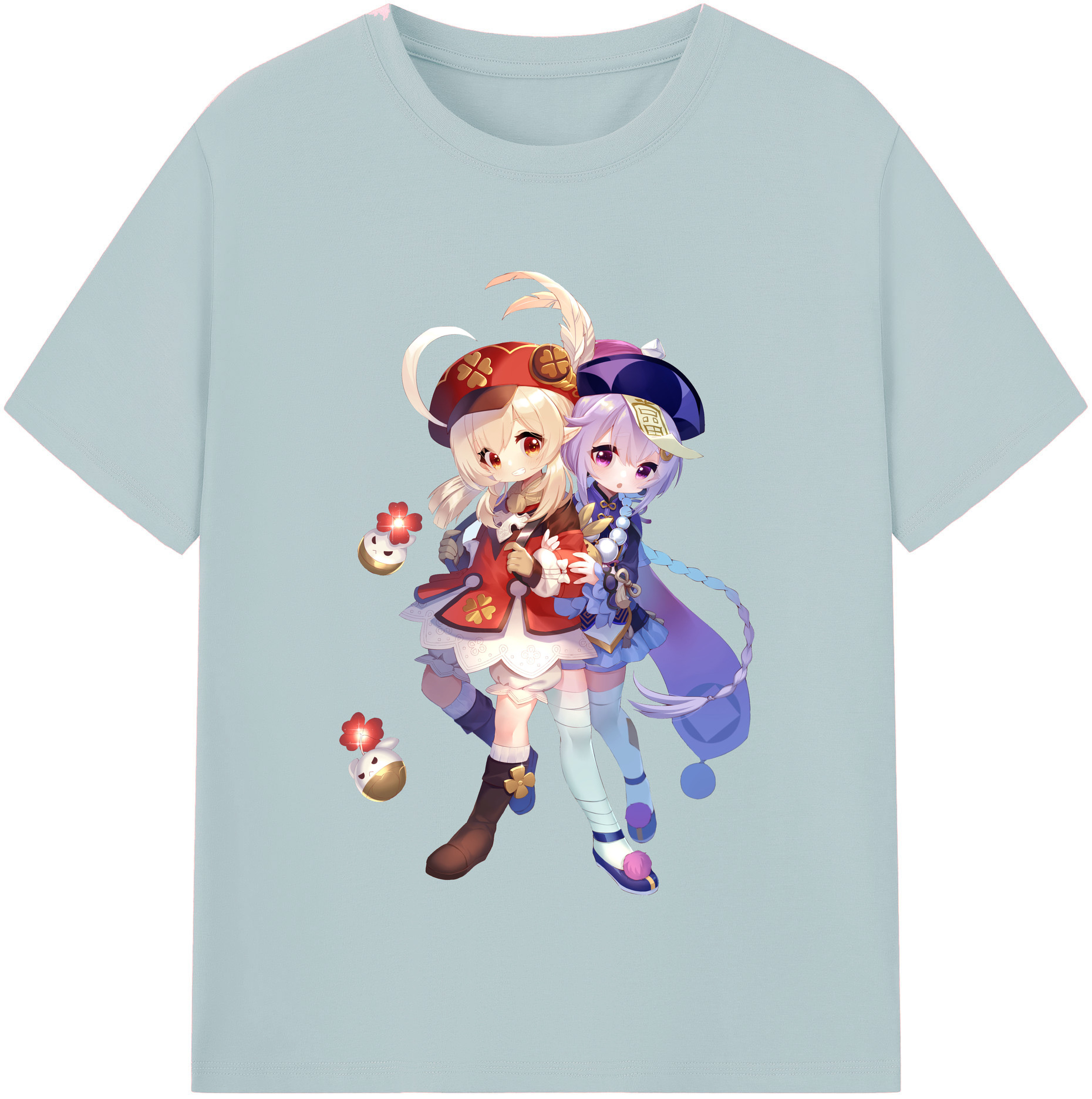 げんし神 七七 なな  genshin Nana 綿100％半袖Tシャツ（フロントプリント）